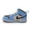 Toddler's Jordan 1 Mid Ice Blue/Black-Sail-White (644507 401)