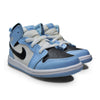 Toddler's Jordan 1 Mid Ice Blue/Black-Sail-White (644507 401)