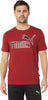 Men's Puma Intense Red No. 1 Logo Camo Fill Tee