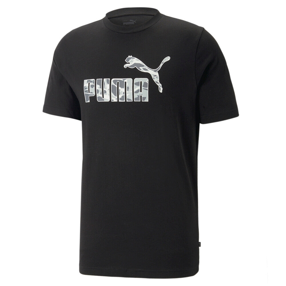 Men's Puma Black Summer Splash Graphic T-Shirt