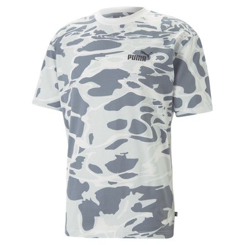 Men's Puma Black Summer Splash AOP T-Shirt