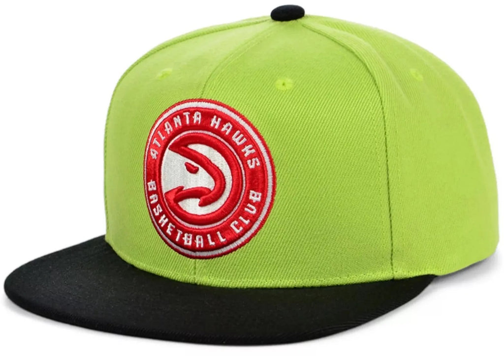 Mitchell & Ness Green/Black NBA Atlanta Hawks Core Basic Snapback - OSFA