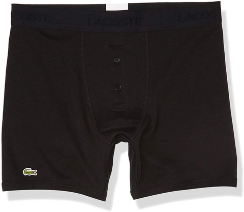 Men's Lacoste Black Essentials 3-Pack Boxer Briefs