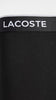 Lacoste Black Lettered Waist Stretch 3-Pack Boxer Briefs