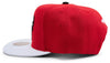 Men's Mitchell & Ness Red/White NBA Chicago Bulls Cardinal Red 2 Tone Snapback - OSFA