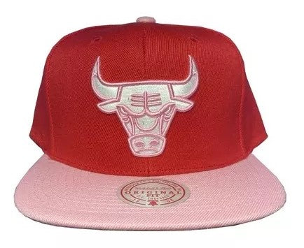 Mitchell & Ness Red/Red NBA Chicago Bulls Sweetheart 2 Tone Snapback - OSFA