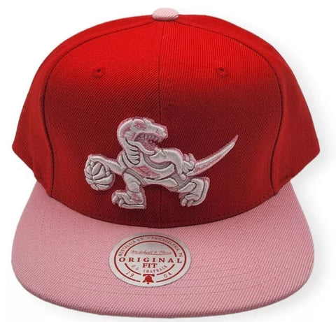 Mitchell & Ness Red/Red NBA Toronto Raptors Sweetheart 2 Tone Snapback HWC Raptors - OSFA