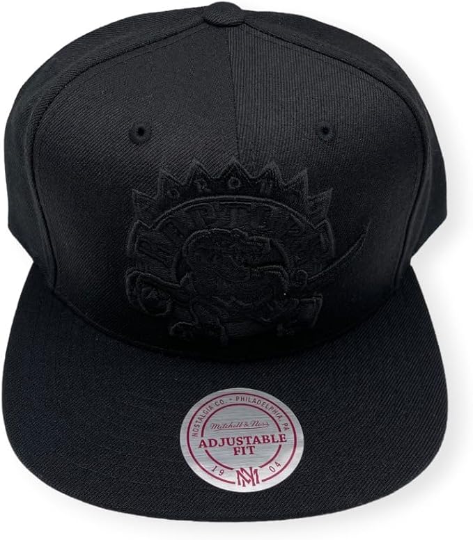 Mitchell & Ness Black NBA HWC Toronto Raptors Pink Moon Snapback - OSFA