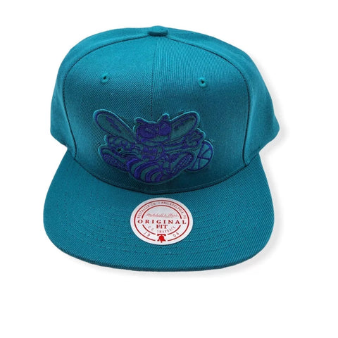 Mitchell & Ness Teal NBA Charlotte Hornets Tonal Eclipse Snapback HWC - OSFA