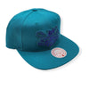 Mitchell & Ness Teal NBA Charlotte Hornets Tonal Eclipse Snapback HWC - OSFA