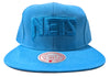 Mitchell & Ness Sky Blue NBA New Jersey Nets Tonal Eclipse HWC Snapback - OSFA