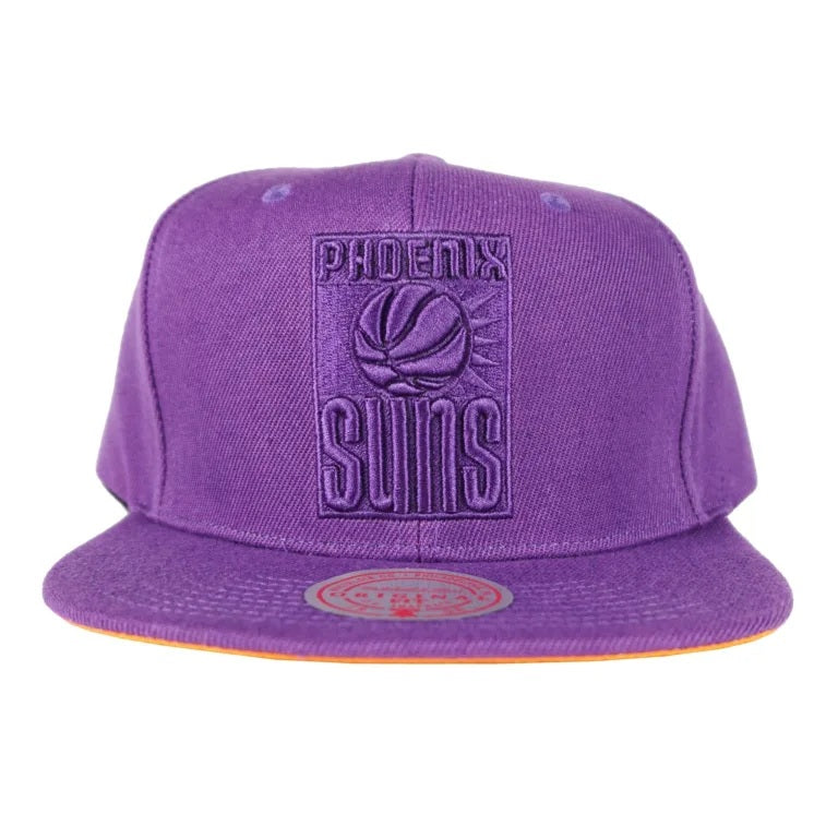 Mitchell & Ness NBA Purple Phoenix Suns Tonal Eclipse HWC Snapback - OSFA