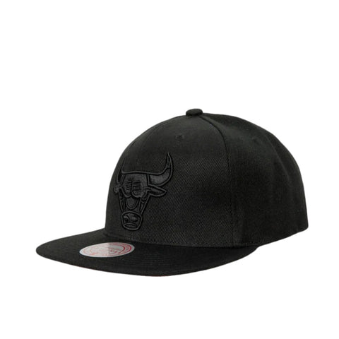 Mitchell & Ness NBA Black Chicago Bulls Tonal Eclipse Snapback - OSFA