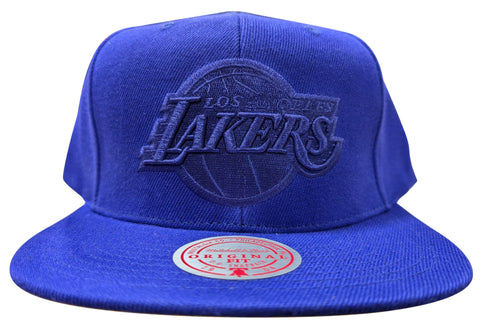 Mitchell & Ness Purple NBA Los Angeles Lakers Tonal Eclipse Snapback - OSFA