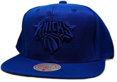 Mitchell & Ness Royal NBA New York Knicks Tonal Eclipse Snapback - OSFA