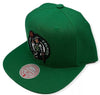 Mitchell & Ness Kelly Green NBA Boston Celtics Core Basic Snapback - OSFA