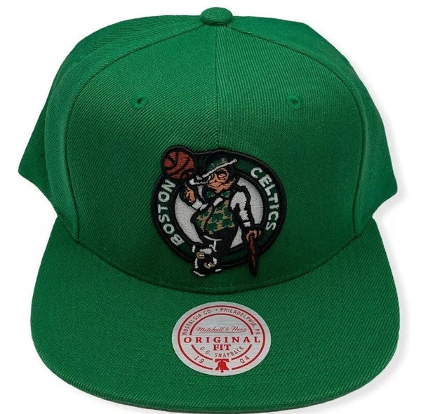 Mitchell & Ness Kelly Green NBA Boston Celtics Core Basic Snapback - OSFA