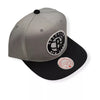 Mitchell & Ness Grey/Black NBA Brooklyn Nets Core Basic Snapback - OSFA