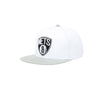 Mitchell & Ness White/Grey NBA Brooklyn Nets Core Basic Snapback - OSFA