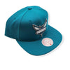 Mitchell & Ness Teal NBA Charlotte Hornets Core Basic Snapback - OSFA