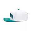 Mitchell & Ness White/Blue NBA Charlotte Hornets Core Basic Snapback - OSFA