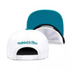 Mitchell & Ness White/Blue NBA Charlotte Hornets Core Basic Snapback - OSFA