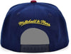 Mitchell & Ness Navy/Grey NBA Denver Nuggets Core Basic Snapback - OSFA