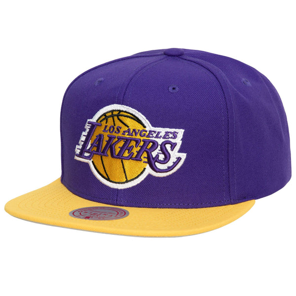 Mitchell & Ness Purple/Gold NBA Los Angeles Lakers Core Basic Snapback - OSFA