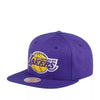 Mitchell & Ness Purple NBA Los Angeles Lakers Core Basic Snapback - OSFA