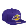 Mitchell & Ness Purple NBA Los Angeles Lakers Core Basic Snapback - OSFA