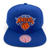 Mitchell & Ness Blue NBA New York Knicks Core Basic Snapback - OSFA