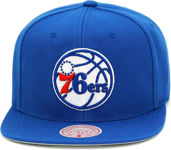 Mitchell & Ness Blue NBA Philadelphia 76ers Core Basic Snapback - OSFA