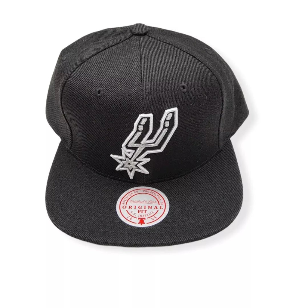 Mitchell & Ness Black NBA San Antonio Spurs Core Basic Snapback - OSFA