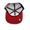 Mitchell & Ness White/Red NBA Toronto Raptors Core Basic Snapback - OSFA