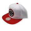 Mitchell & Ness White/Red NBA Toronto Raptors Core Basic Snapback - OSFA