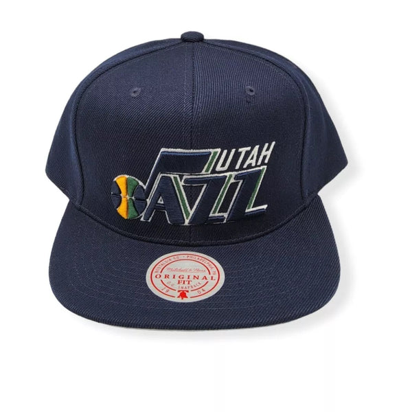 Mitchell & Ness Navy NBA Utah Jazz Core Basic Snapback - OSFA