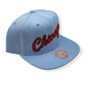 Mitchell & Ness Light Blue NBA Chicago Bulls Core Basic HWC Snapback - OSFA