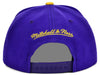 Mitchell & Ness Purple/Yellow NBA Charlotte Hornets HWC Core Basic Snapback - OSFA