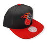 Mitchell & Ness Black/Red NBA Detroit Pistons HWC Core Basic Snapback - OSFA