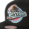Mitchell & Ness Black NBA Detroit Pistons HWC Core Basic Snapback - OSFA