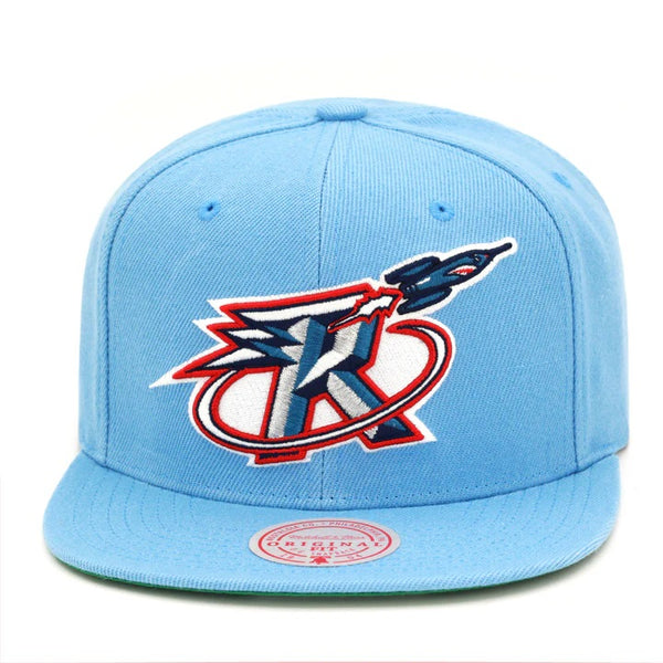 Mitchell & Ness Blue NBA Houston Rockets HWC Core Basic Snapback - OSFA