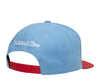 Men's Mitchell & Ness Light Blue/Red NBA New Jersey Nets Core Basic HWC Snapback - OSFA