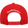 Mitchell & Ness Red NBA New Jersey Nets Core Basic HWC Snapback - OSFA