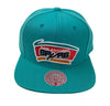 Mitchell & Ness Teal NBA San Antonio Spurs HWC Core Basic Snapback - OSFA