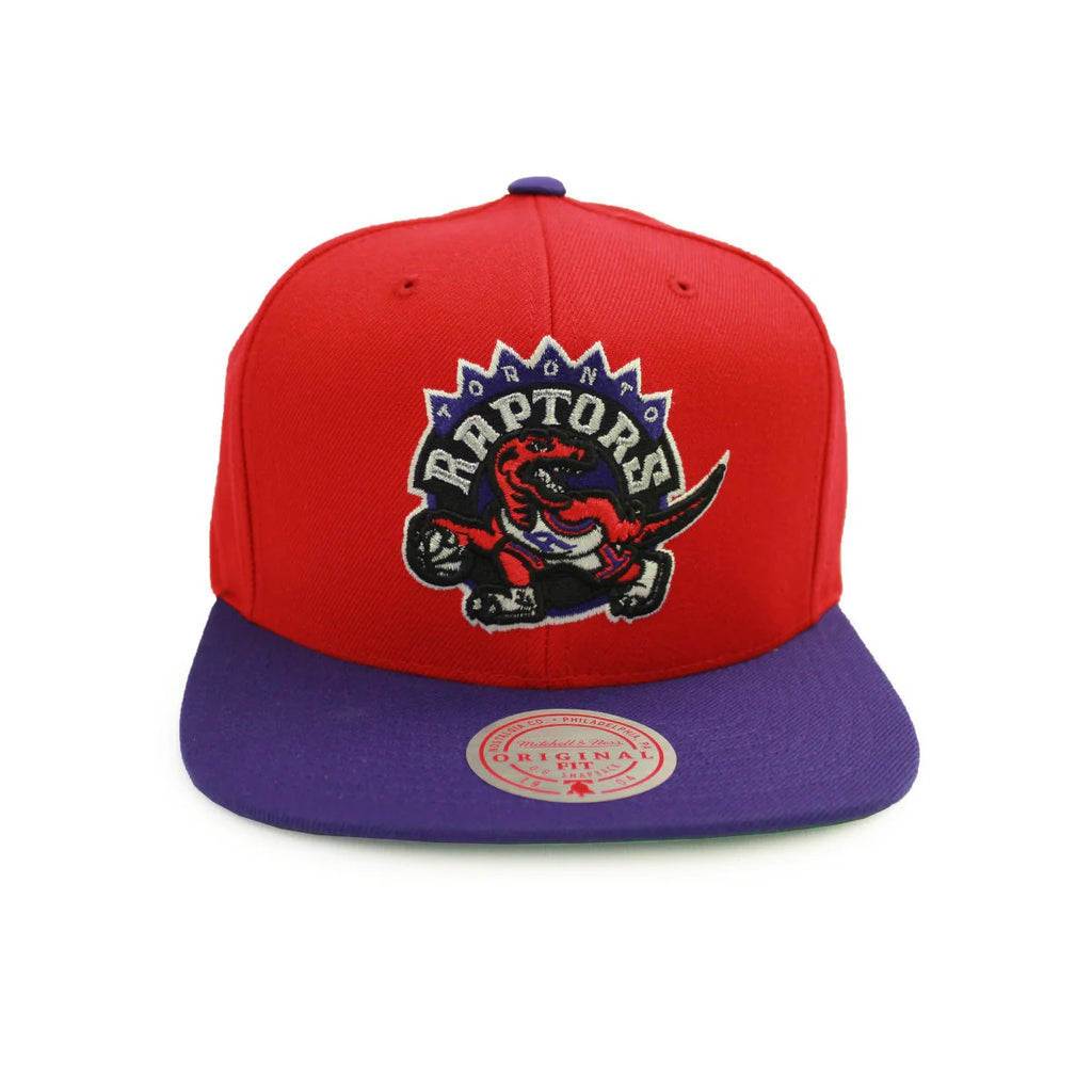 Mitchell & Ness Red/Purple NBA Toronto Raptors HWC Core Basic Snapback - OSFA