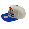 Mitchell & Ness Off Cream/Royal NBA Denver Nuggets Natural XL Snapback HWC - OSFA