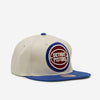 Mitchell & Ness Cream/Royal NBA Detroit Pistons Natural XL HWC Snapback - OSFA