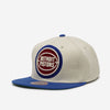 Mitchell & Ness Cream/Royal NBA Detroit Pistons Natural XL HWC Snapback - OSFA