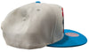 Mitchell & Ness Off White/Light Blue NBA Detroit Pistons Natural XL HWC Snapback - OSFA