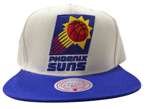 Mitchell & Ness Off White/Purple NBA Phoenix Suns Natural XL HWC Snapback - OSFA